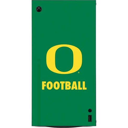 University of Oregon Football Green XBox Series X Digital Edition Console Skin